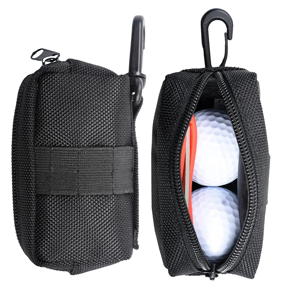 Waterproof Golf Ball Bag with Clip & Tee Holder